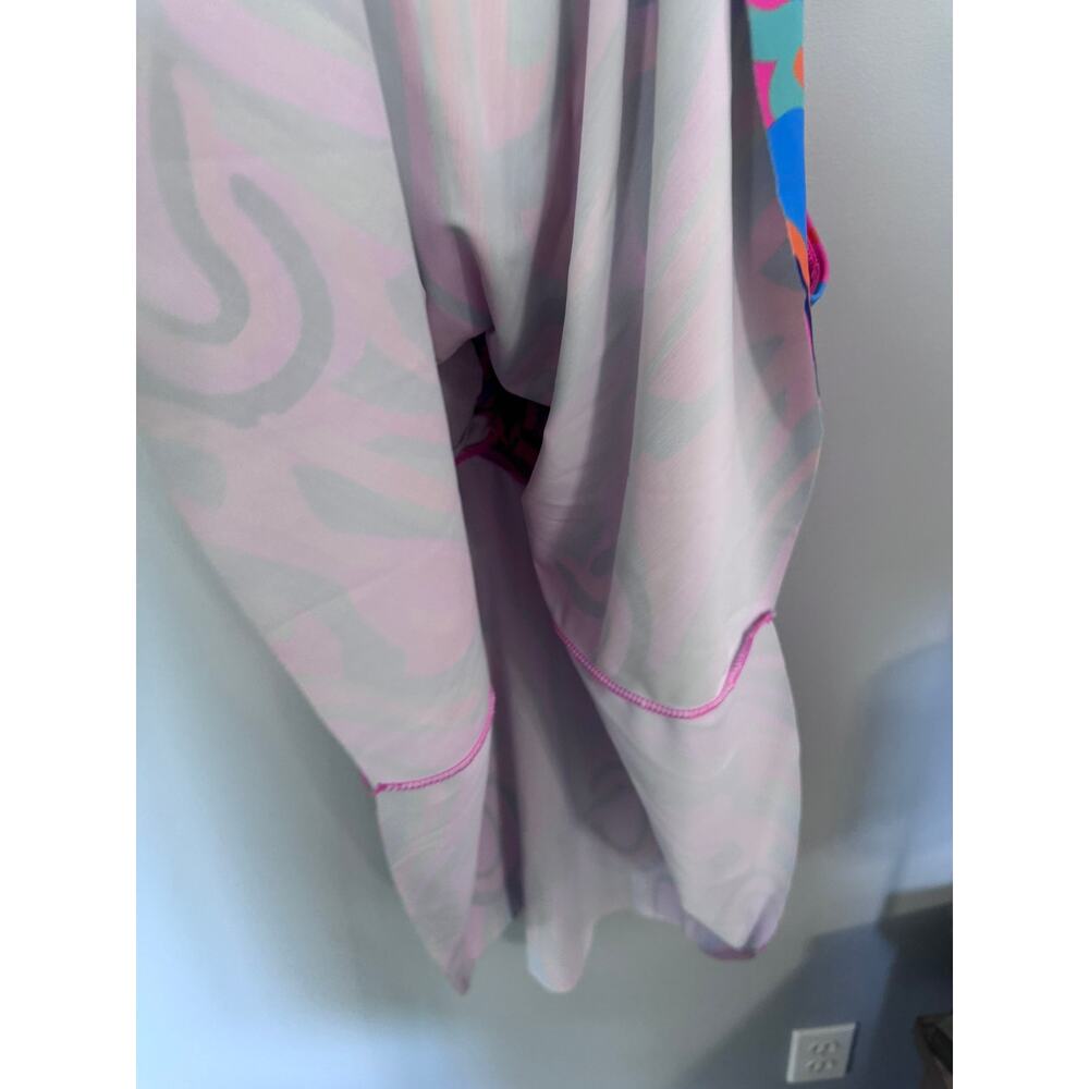 Swim Lushoire Summer Beach Bright Printed Swim Tankini Top Women's Plus Size 4X - Picture 8 of 11